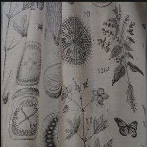 BUYING - Ikea Blavinge insect botanical curtains